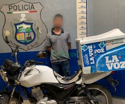 Policías municipales lograron detener a ladrón de motos