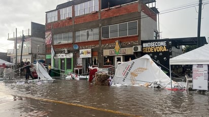 Lluvia de 45 minutos ocasiona grandes estragos