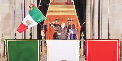 ‘¡Viva el amor! ¡Que muera la avaricia!’, AMLO en el Grito de Independencia 