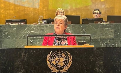 En ONU, canciller Bárcena destaca política social de México: 'Por el bien de todos, primero los pobres'