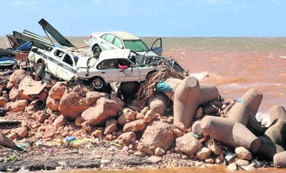 Libia: Concluyen labores terrestres y sigue búsqueda de cuerpos en el mar; tras inundación reportan sismo