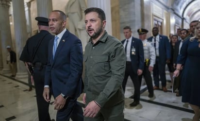 Zelensky regresa a Washington para hacer frente a los republicanos que cuestionan la ayuda a Ucrania