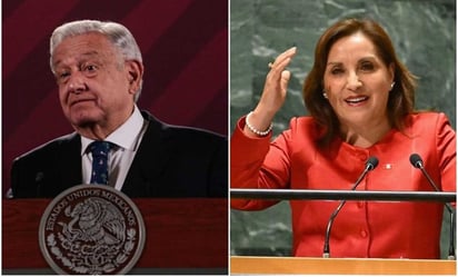 AMLO destaca que no negó el uso de espacio aéreo a presidenta de Perú, a pesar de la mala relación