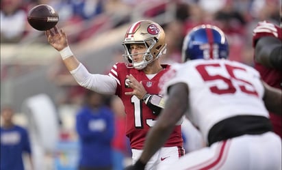 Los 49ers se imponen a los NY Giants en el arranque de la Semana 3 de la NFL