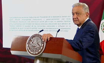 AMLO anuncia que acatará orden del INE sobre cortinillas en mañanera; ya no podré hablar de ningún político, reclama