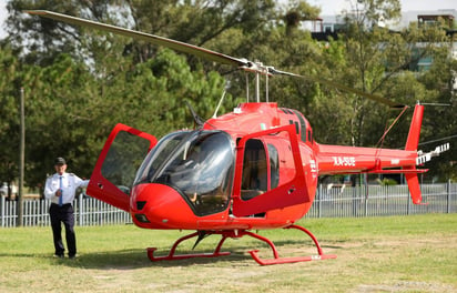 ¡Excelente servicio! Así es el helicóptero del Guadalajara Open 2023