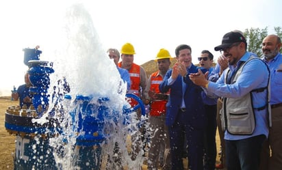 Samuel García pone en marcha planta potabilizadora de San Roque