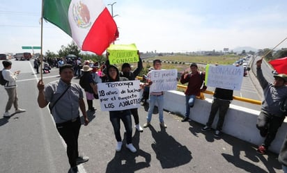 Bloquean Libramiento Bicentenario ante negativa de Conagua de conceder un permiso de obra hidráulica