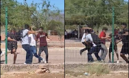 VIDEO: Golpean y acuchillan a estudiante de CBTIS en Guaymas, Sonora; hay 4 detenidos