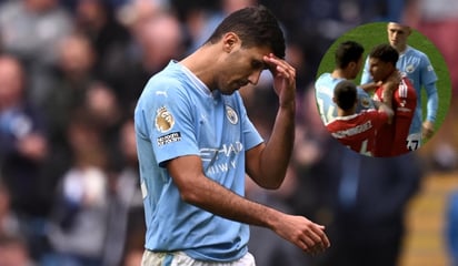 ¡Perdió la cabeza! Rodri ahorcó a un jugador del Nottingham Forest y se marchó expulsado