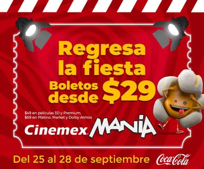 Boletos de cine a 29 pesos: ¿dónde y cuándo?