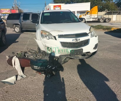 Enésimo accidente de moto arroja un herido