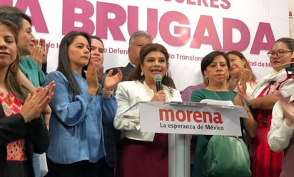 Clara Brugada se inscribe en Morena para buscar la jefatura de Gobierno de la CDMX