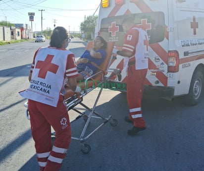 Mujer fue atropellada por motocicleta en la colonia Barrera