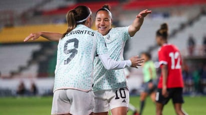 México golea a Trinidad y Tobago y sueña con la Copa Oro W