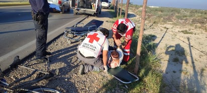 Ciclista resulta lesionado al ser embestido por conductora