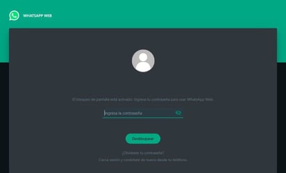 ¿Cómo bloquear tu pantalla en WhatsApp Web?