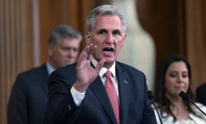 Kevin McCarthy, presidente republicano de la Cámara Baja de EU, enfrenta voto de destitución