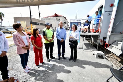 'Doctor Vagón' llegó a Frontera; y Monclova apoya con transporte