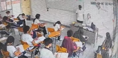 VIDEO: Alumno agrede a maestra con arma blanca asi lo da a conocer la Secretaría de Educación de Coahuila