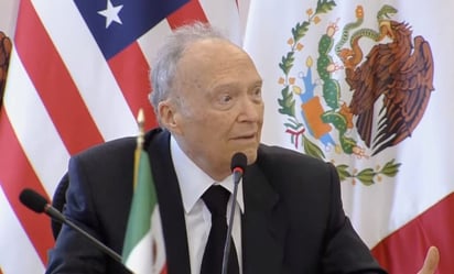 México y EU somos 'víctimas de una delincuencia que no reconoce fronteras', dice Gertz Manero