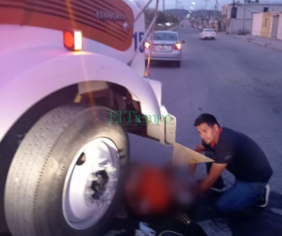 Motociclista fue embestido por tráiler en la colonia Lupia Murguía