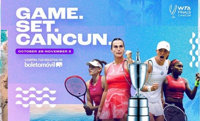 WTA Finals en Cancún ya tiene las 8 tenistas clasificadas: 
