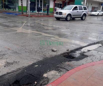 Obra del Centro Histórico presenta daños causados por las lluvias