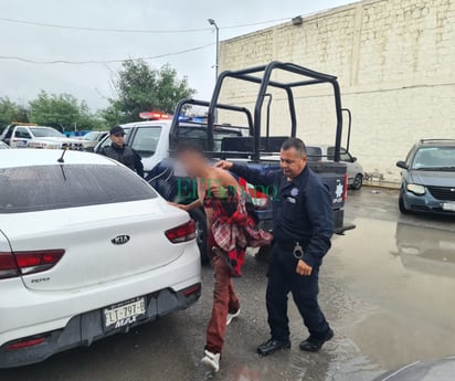 Adicto fue detenido tras intentar evadir a la policía en Monclova