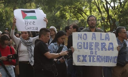 Embajada de Israel condena supuestos actos de violencia en protesta a favor de Palestina