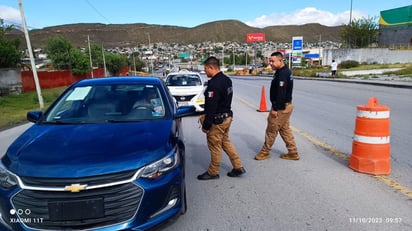 Inicia operativo de placas en Saltillo