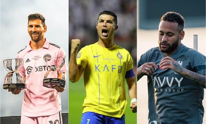 Cristiano Ronaldo, Messi y Neymar son los tres futbolistas mejor pagados en el mundo: 
