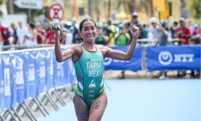 La triatleta mexicana Rosa María Tapia conquista la medalla de bronce en la Copa del Mundo