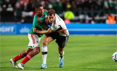 Leon Goretzka muestra la brutal herida que le quedó tras el partido frente a México: 
