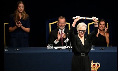 Meryl Streep habla del don de la empatía tras recibir el Premio Princesa de Asturias