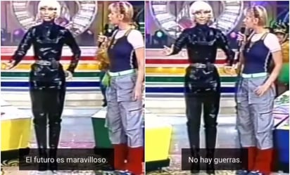 “No hay guerras, estamos bien”: Se viraliza entrevista a supuesto robot de los años 90: 
