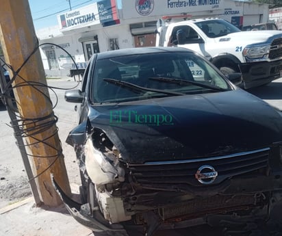 Accidente vial deja una mujer lesionada en la colonia Progreso