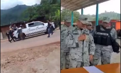 Pobladores retienen a 6 agentes de la Guardia Nacional en Ocosingo, Chiapas