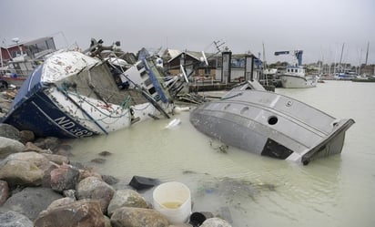 Inundaciones y cortes de luz en el norte de Europa por tormenta Babet