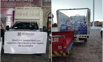 Huracán “Otis”: Hidalgo envía los primeros camiones de ayuda humanitaria a Guerrero