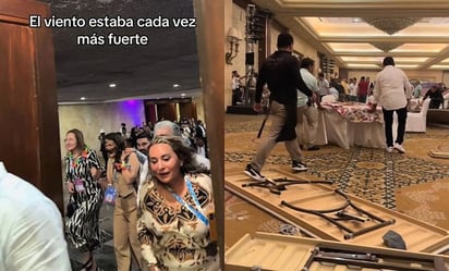 TikTok: 'Furia' del huracán 'Otis' sorprendió a fiesta en el Hotel Princess