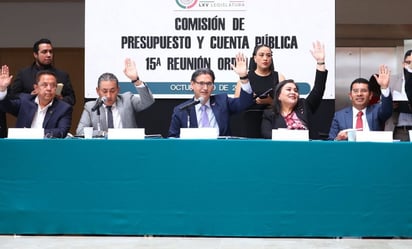 Dictamen del Presupuesto de Egresos 2024 será votado en comisión el 3 de noviembre