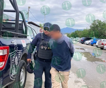 Joven fue detenido por consumo de drogas en el Panteón Guadalupe de Monclova 