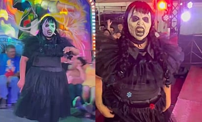 TikTok: 'Monja de la feria' se transforma en Merlina y resultado se viraliza: 
