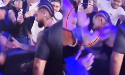 Reacción violenta de Maluma con un fan causa indignación en redes