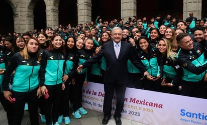 AMLO felicita a atletas por su brillante participación en los Juegos Panamericanos