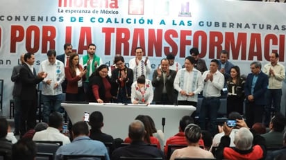 Morena, PT y PVEM, en coalición para ir por la CDMX