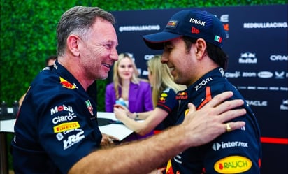 Checo Pérez recibió halagos de Christian Horner tras la épica batalla con Fernando Alonso