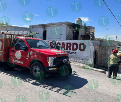 Vivienda se incendia por posible corto circuito en la Guerrero de Monclova