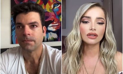 Entre lágrimas, el actor Adrián Di Monte responde acusaciones de violencia de su ex Sandra Itzel